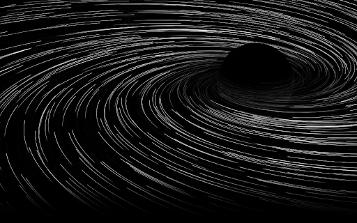 Download Black Hole Dark Theme Terbaru – Tema Ruang Angkasa Gratis - Screenshot 1