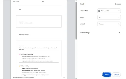 Download QuickPrint GPT Terbaru – Cetak Chat AI dengan Mudah - Screenshot 3