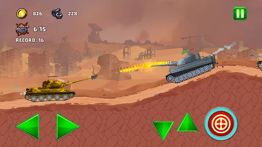 Download Tank Attack 5 | Tanks 2D Terbaru – Game Perang Seru - Screenshot 7