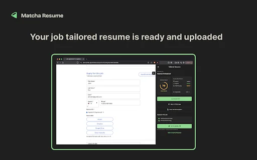 Matcha Resume: Buat CV ATS Friendly & Custom Otomatis - Screenshot 4