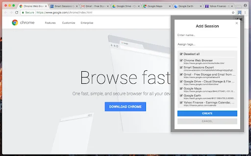 Download Smart Sessions – Tab Manager Terbaru – Kelola Tab Mudah - Screenshot 3