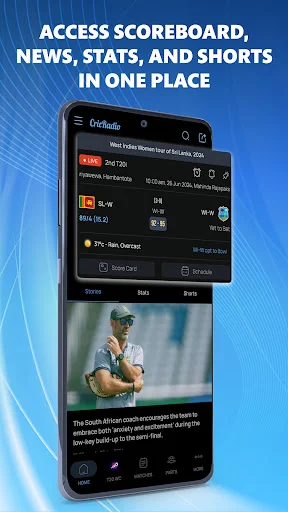 Download CricRadio Terbaru – Skor Kriket Live & Komentar Cepat - Screenshot 20