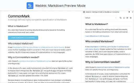 WebInk: Konversi Web ke Markdown Terbaik – Unduh Gratis - Screenshot 2