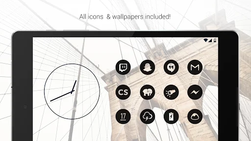 Download Dark Void – Black Circle Icons Terbaru – Kustomisasi HP - Screenshot 12