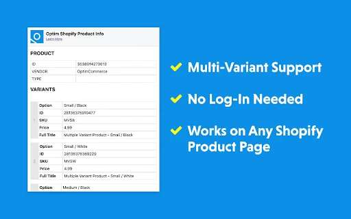 Unduh Shopify Product Info Terbaru – Lihat ID Produk & SKU Gratis - Screenshot 1