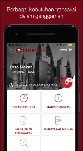 Download BizChannel@CIMB Mobile – Solusi Perbankan Bisnis Efisien - Screenshot 1
