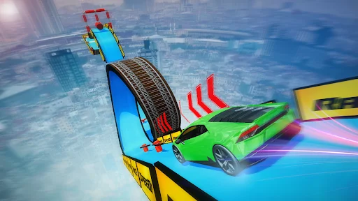 Download Car Stunts: Stunt Driving Game – Aksi Balapan Ekstrem - Screenshot 7