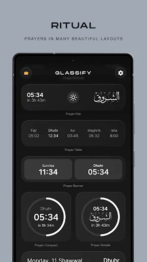 Download Glassify – Widgets & Themes Terbaru – Kustomisasi Gratis - Screenshot 3