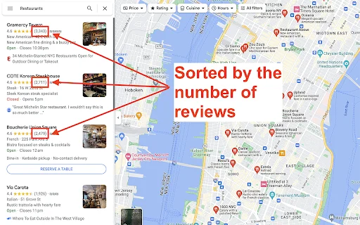 Sort Maps Results: Urutkan Hasil Google Maps dengan Mudah - Screenshot 1