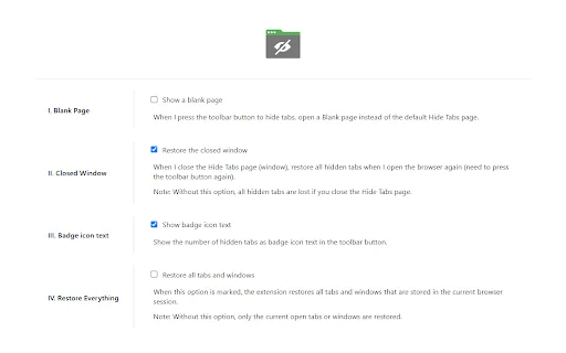 Download Hide Tabs (Panic Button) Terbaru – Sembunyikan Tab Cepat - Screenshot 2
