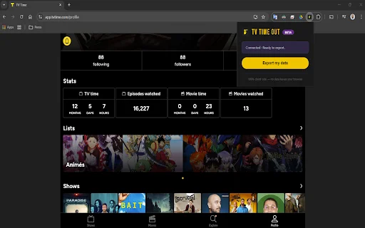 Download TV Time Out by Refract Terbaru – Ekspor Data Gratis - Screenshot 1
