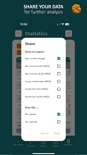 Statastic Basketball Tracker: Statistik Tim Basket Profesional - Screenshot 8