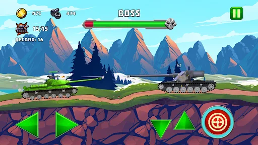 Download Tank Attack 5 | Tanks 2D Terbaru – Game Perang Seru - Screenshot 4