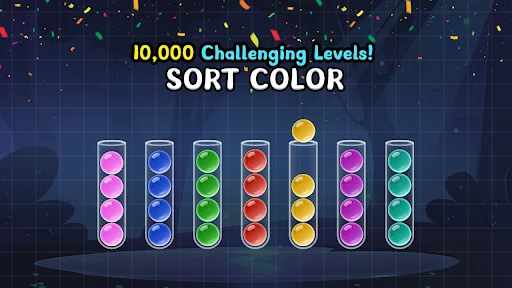 Download Sort Color Game Terbaru – Game Puzzle Asah Otak Gratis - Screenshot 1