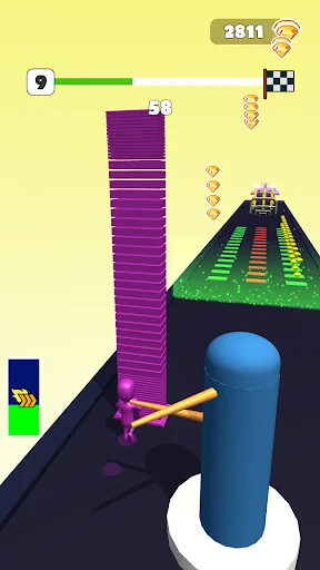Download Color Pillar: Stack Game Terbaru – Bangun Menara Seru - Screenshot 2