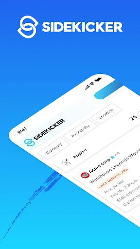 Download Sidekicker: Worker App Terbaru – Cari Kerja Fleksibel - Screenshot 1