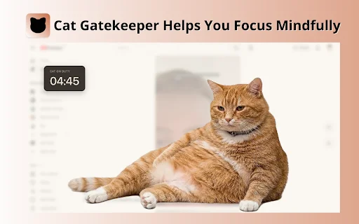 Unduh Cat Gatekeeper Terbaru – Pemblokir Situs & Pomodoro - Screenshot 1