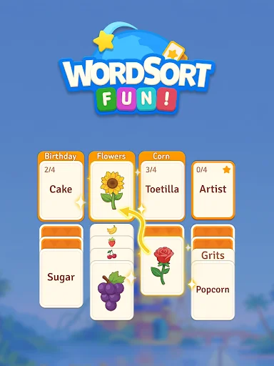Download Word Sort Fun! Terbaru – Game Teka-Teki Kata Seru - Screenshot 10