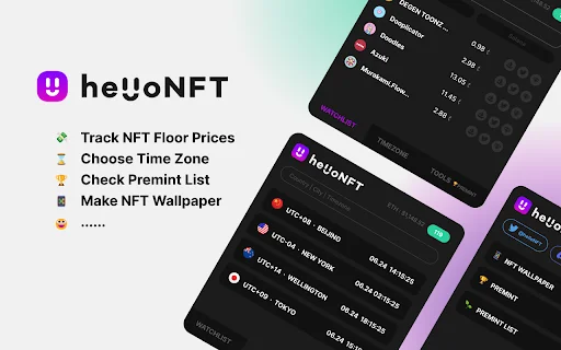 Download helloNFT Terbaru – Pantau Harga NFT & Premint Gratis - Screenshot 1