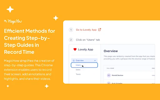 MagicHow: Buat Panduan SOP & Tutorial Otomatis – Download Gratis - Screenshot 1