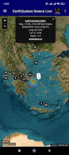 Download EarthQuakes Greece Terbaru – Pantau Gempa Realtime - Screenshot 15