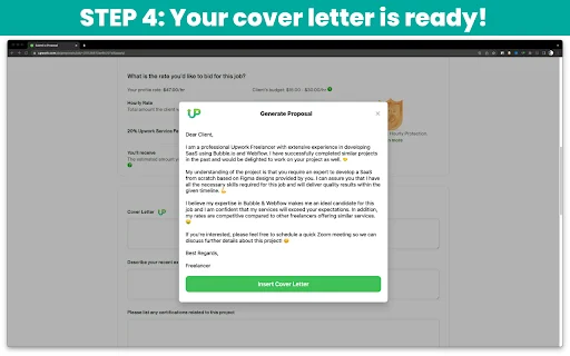 Download UpAlerts: AI Cover Letter Upwork Terbaik & Gratis - Screenshot 4