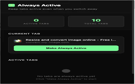 Download TabRevive Terbaru – Ekstensi Tetap Aktif Chrome - Screenshot 1