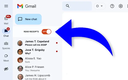 Nonaktifkan Read Receipt Google Chat – Privasi Chat Lebih Aman - Screenshot 1