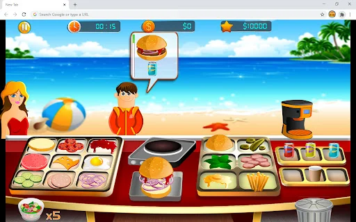 Unduh Beach Restaurant Game Terbaru – Simulasi Memasak Seru - Screenshot 2