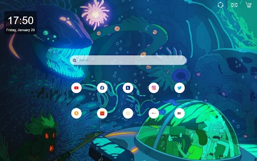 Download Rick and Morty NewTab Terbaru – Tema Keren Gratis - Screenshot 2