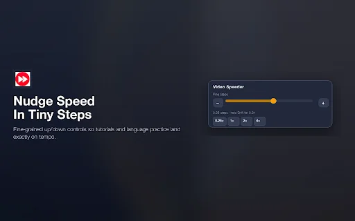 Video Speeder: Atur Kecepatan Video di Browser Anda dengan Mudah - Screenshot 3