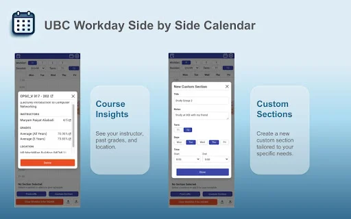 Download UBC Workday Side by Side Calendar – Jadwal Kuliah Mudah - Screenshot 2