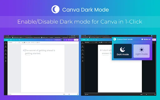 Download Canva Dark Mode Terbaru – Desain Nyaman di Mata - Screenshot 1