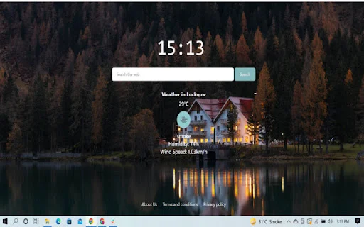 Download Weather New Tab Terbaru – Cek Cuaca & Waktu Gratis - Screenshot 2
