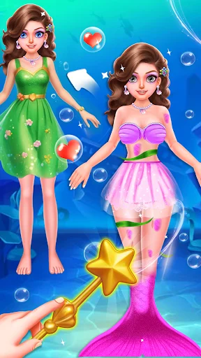 Download Princess Mermaid Tale Makeover Terbaru – Game Putri Gratis - Screenshot 2
