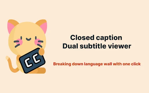 Download Closed Caption Dual Subtitle Viewer – Tonton Subtitle Ganda - Screenshot 1