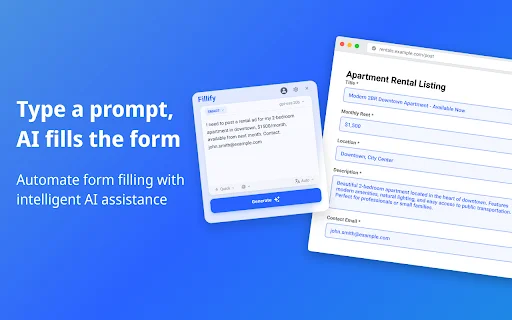 Download Fillify Terbaru – Pengisi Formulir AI Otomatis Gratis - Screenshot 1