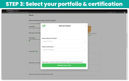 Download UpAlerts: AI Cover Letter Upwork Terbaik & Gratis - Screenshot 3