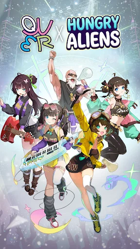Download QWER x HungryAliens Terbaru – Petualangan Invasi Bumi - Screenshot 1
