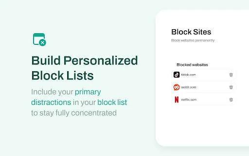 Download Site Blocker: Stay focused & Block websites Terbaru - Screenshot 1