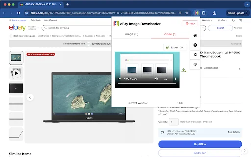 eBay Image Downloader: Unduh Gambar & Video Produk dengan Mudah - Screenshot 3