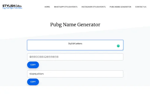 Stylish Fonts Generator Terbaru – Ubah Teks Keren Gratis - Screenshot 4