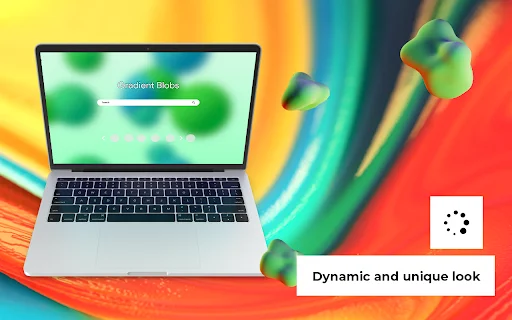 Unduh Gradient Blobs Terbaru – Personalisasi Tab Baru Anda - Screenshot 2