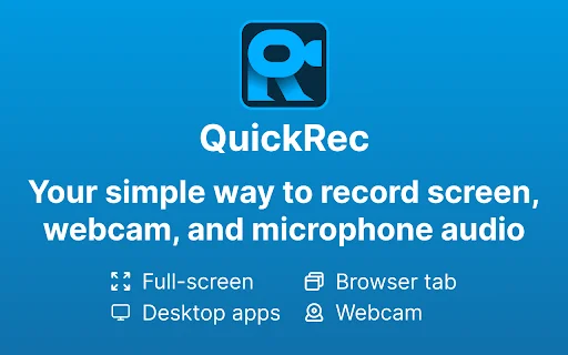 Unduh QuickRec Terbaru – Perekam Layar & Webcam Gratis - Screenshot 4