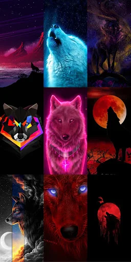Unduh Wolf Wallpaper HD Terbaru – Gambar Serigala Keren Gratis - Screenshot 1