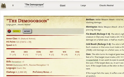 Download VTTA.io D&D Beyond Integration – Integrasi Terbaik - Screenshot 1