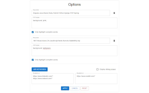 Download Keywords Highlighter – Sorot Kata Kunci di Web - Screenshot 2