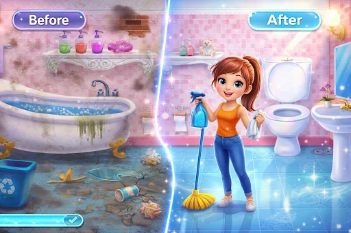 Download House Cleaning: Girl Cleanup – Game Membersihkan Rumah - Screenshot 15