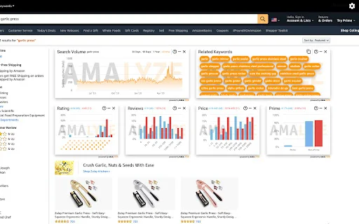 Unduh AMALYZE untuk Penjual Amazon – Optimasi Produk Gratis - Screenshot 1