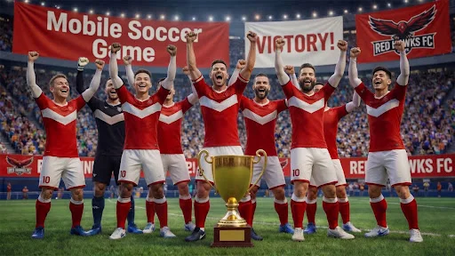 Download Football League: Mobile Soccer Terbaru – Mainkan Game Bola - Screenshot 1